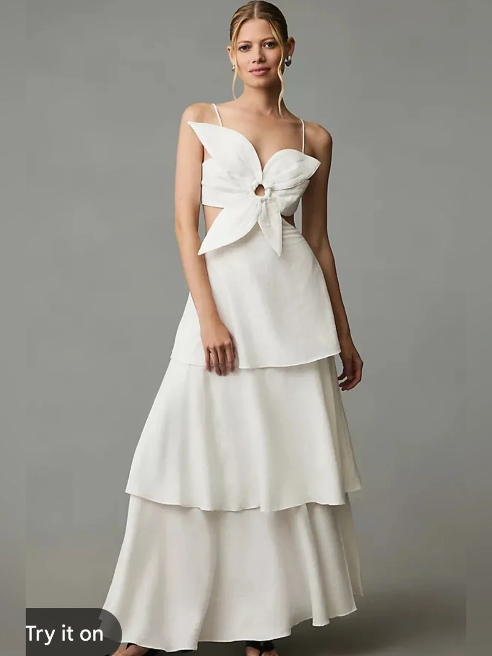 FARM Rio Tiered Flower Dress - Picture 1 of 13